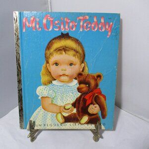 Vintage 1953 Mi Osito Teddy Spanish Language Little Golden Book for Kids
